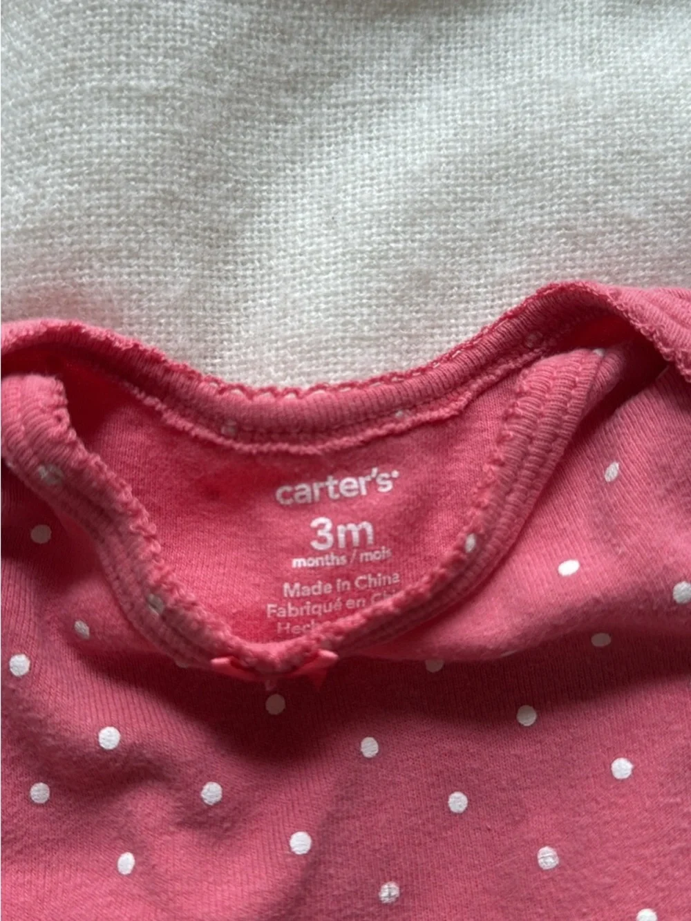 Carter's Pink Polka Dot One-Piece Bodysuit Duo - Light Pink & Dark Pink
